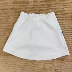 Old Navy Active off White High-Rise Breathable skort a-line Skirt drawstring